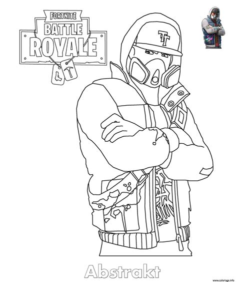 Coloriage Fortnite à imprimer & Dessin Fortnite à colorier ️